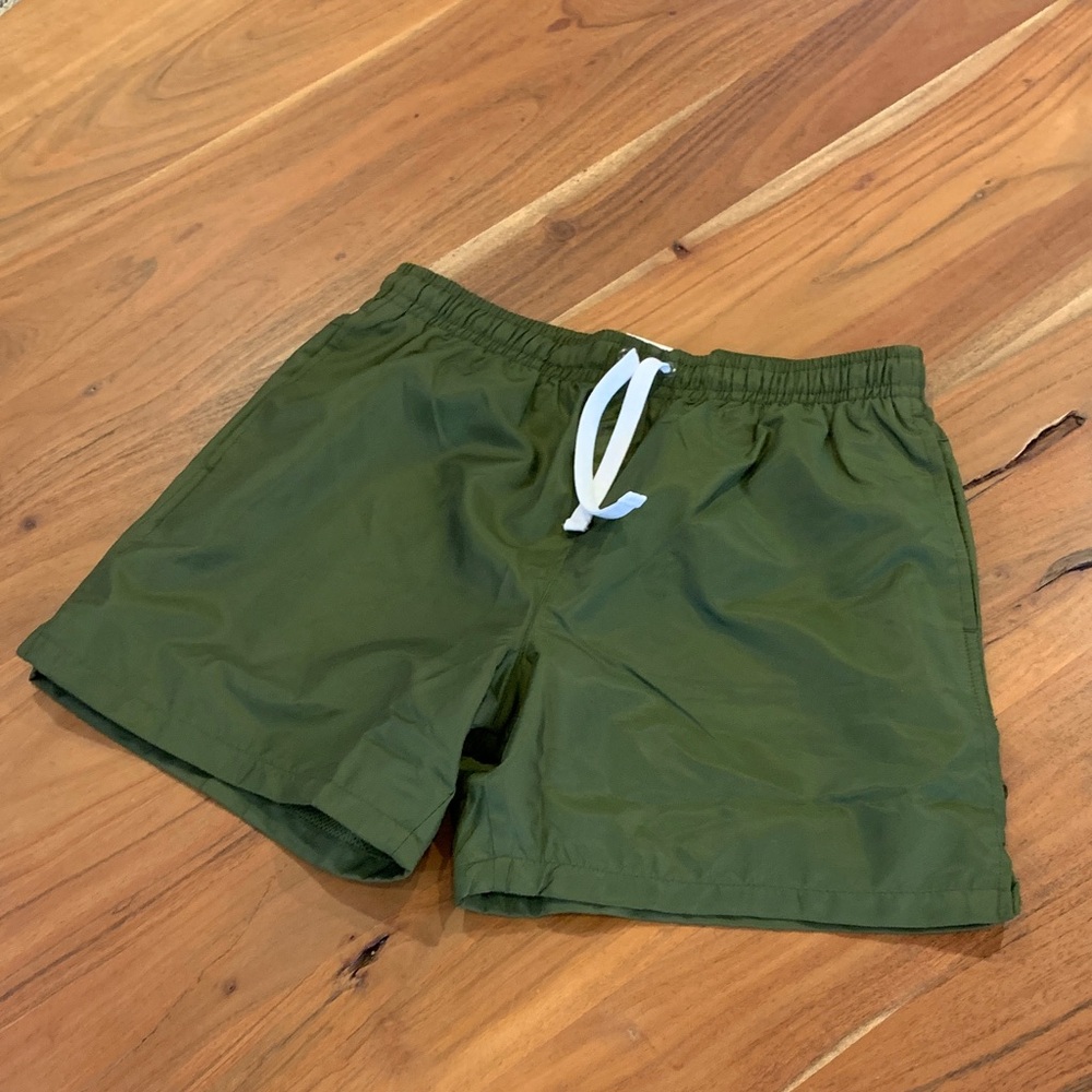 🫥 New Olive Green Men's Swim Shorts